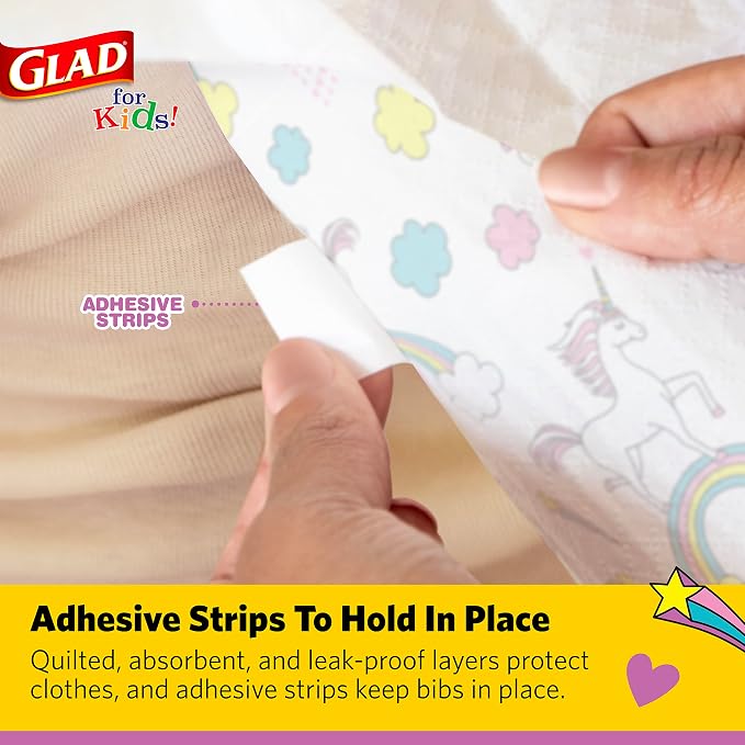 Glad for Kids Disposable Paper Bibs - Image 5