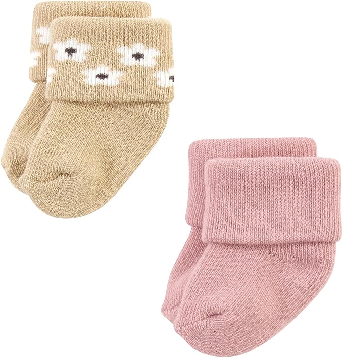 Hudson Baby Baby 8-pack Cotton Rich Newborn and Terry Socks - Image 6