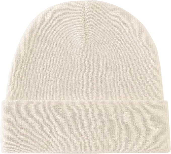 ROYBENS 100% Cotton Baby Beanie Cute Toddler Winter Hat Knit Caps Ages 0-8 | by ROYBENS