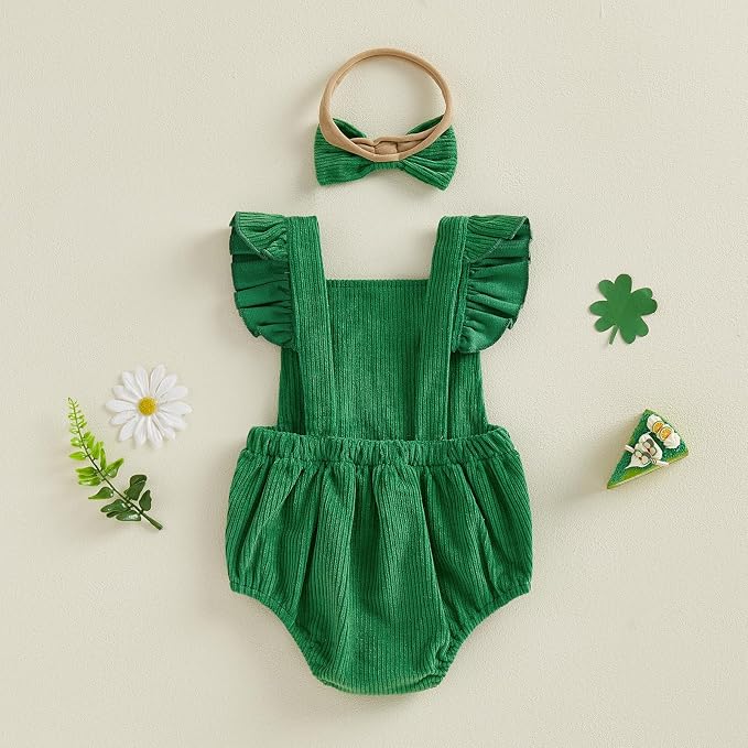 YINGISFITM My First Halloween Baby Girl Outfit Newborn Pumpkin Bubble Romper - Image 5