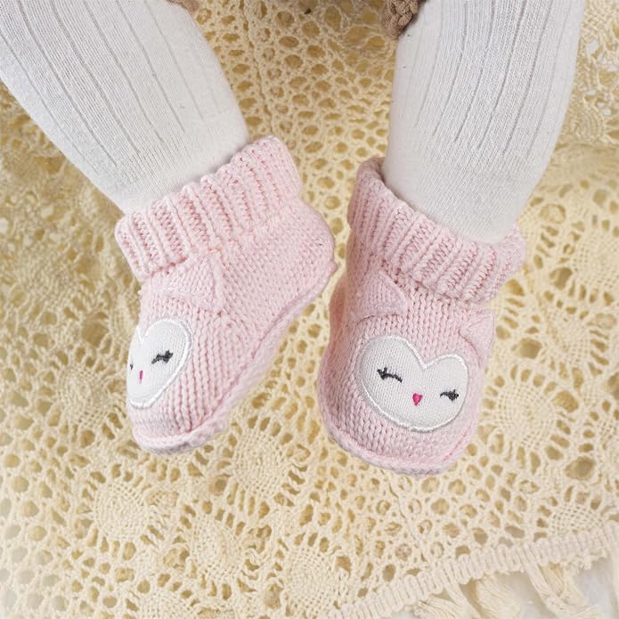 Baby Booties Newborn Infant Hand Crochet Knit Cotton Shoes Booties First - Image 8