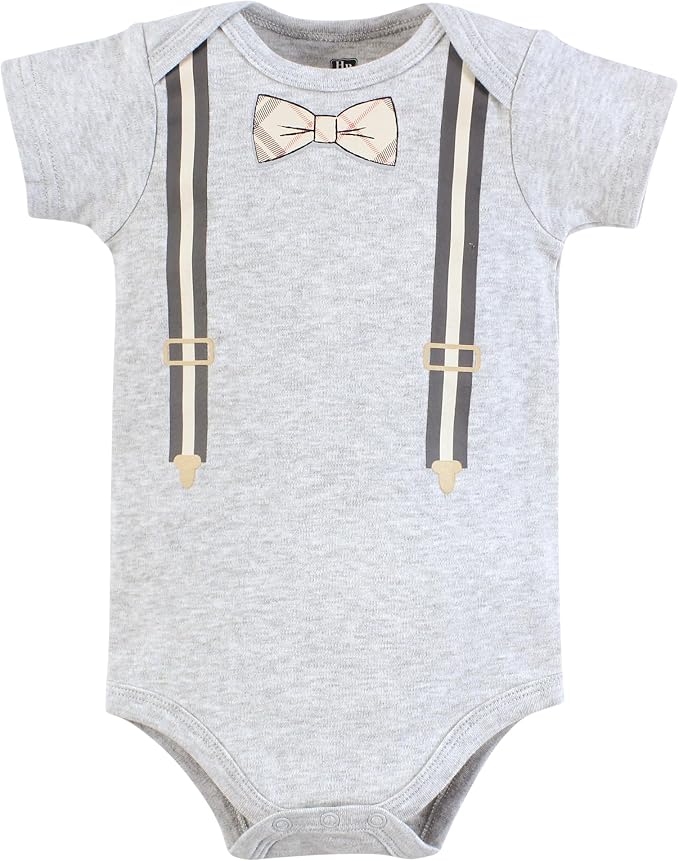 Hudson Baby Unisex Baby Cotton Bodysuits 5-pack - Image 3