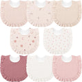 Bearmoss 8 Pack Muslin Baby Bibs by Bearmoss