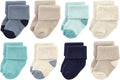 Hudson Baby Baby 8-pack Cotton Rich Newborn and Terry Socks by HudsonBaby