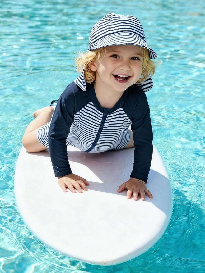 UPF 50+ Baby Toddler Boy One Piece Swimsuit - Image 2