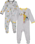 Disney Baby Boys' 2-Pack Footed One-Piece Sleep N' Play Newborn to Infant by Disney