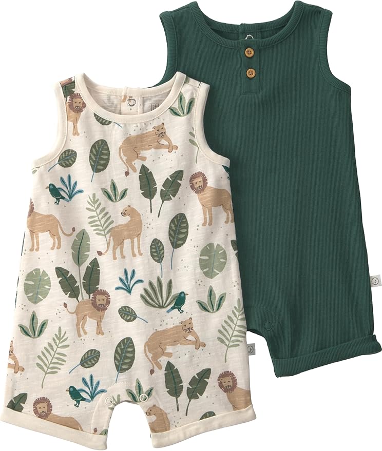 little planet by carter's Unisex Baby Organic Cotton Gauze Shortall by LittlePlanet