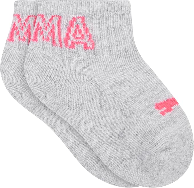 PUMA Unisex Baby 6-pack Infant Anklet Socks, Extra Cushion & Comfort-toe - Image 7
