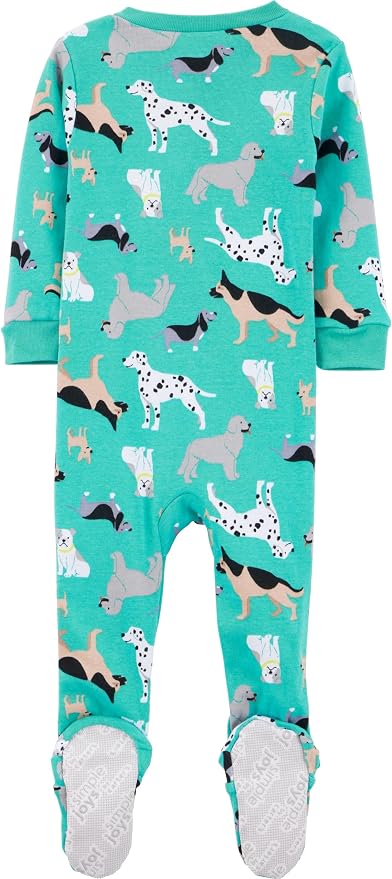Simple Joys by Carter's Baby Boys 3 pack Snug Fit Footed Cotton Pajamas - Image 2