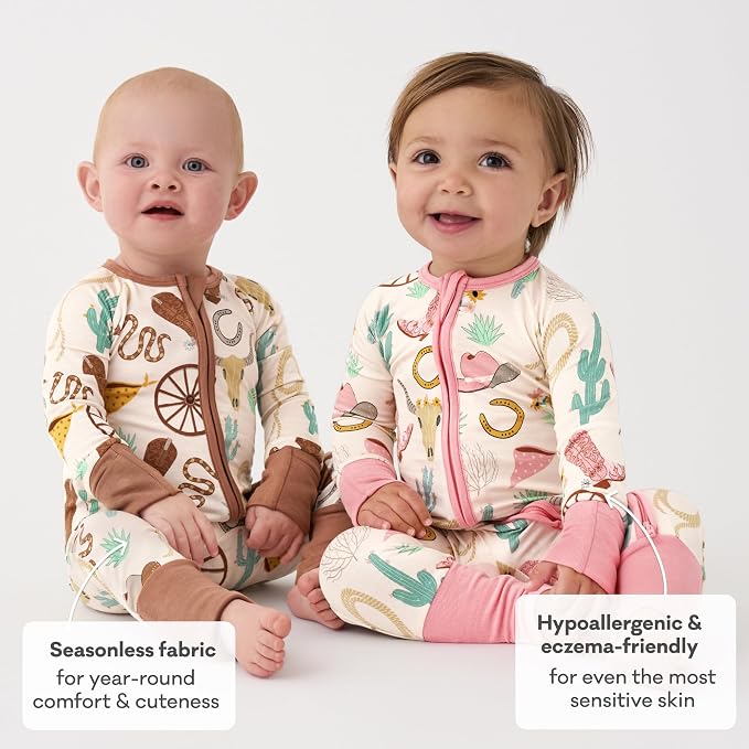 Little Sleepies Pajamas for Baby Boys & Girls, Viscose from Bamboo Baby Pajamas - Image 6