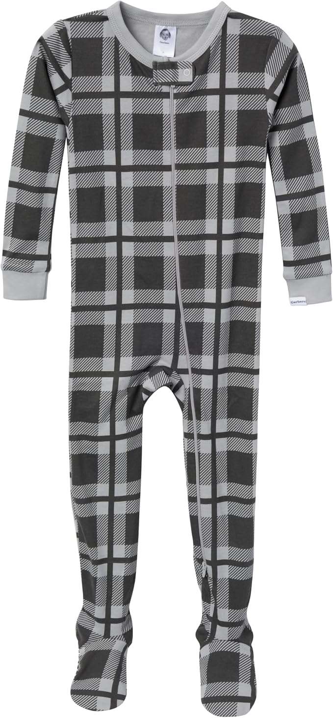 Gerber Baby Boys 4-Pack Footed Pajamas - Image 5