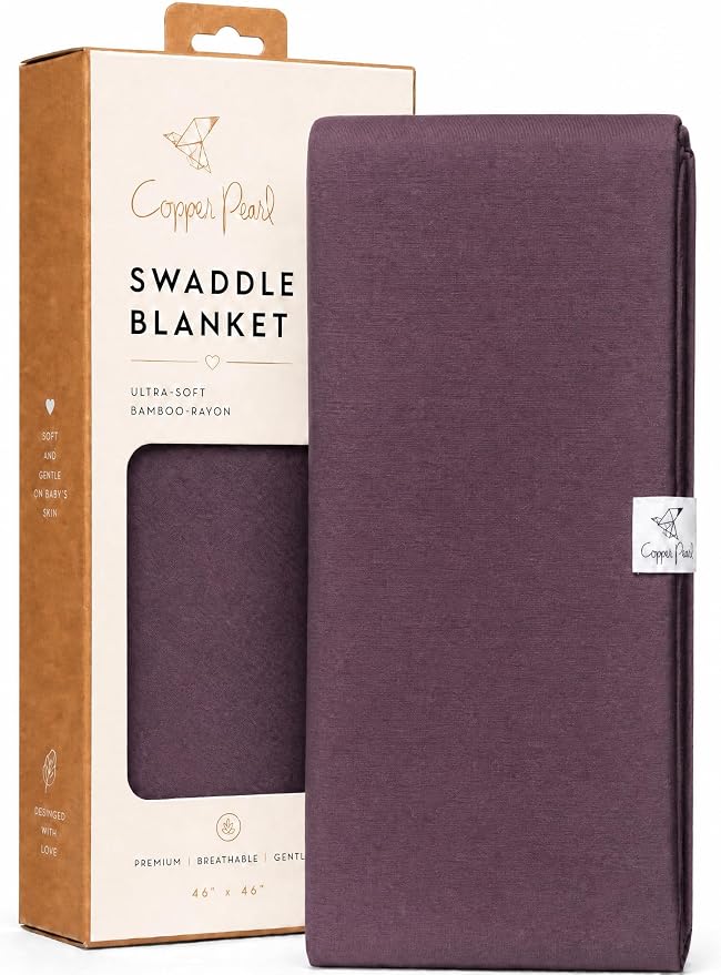Copper Pearl Swaddle Blankets for Newborns | Soft Stretchy Receiving Blankets by CopperPearl