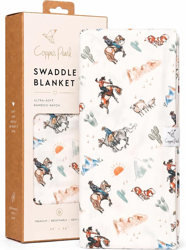 Copper Pearl Swaddle Blankets for Newborns | Soft Stretchy Receiving Blankets by CopperPearl