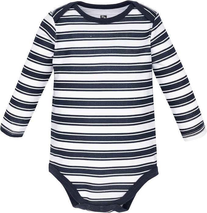 Hudson Baby baby-boys Cotton Long-sleeve Bodysuits 3-pack - Image 4