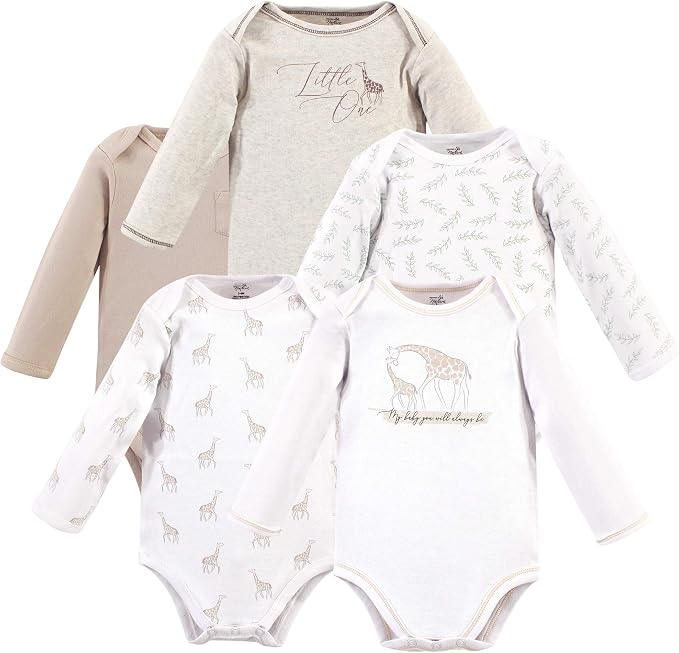 Touched by Nature Unisex Baby Organic Cotton Long-Sleeve Bodysuits by TouchedbyNature