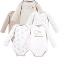 Touched by Nature Unisex Baby Organic Cotton Long-Sleeve Bodysuits by TouchedbyNature