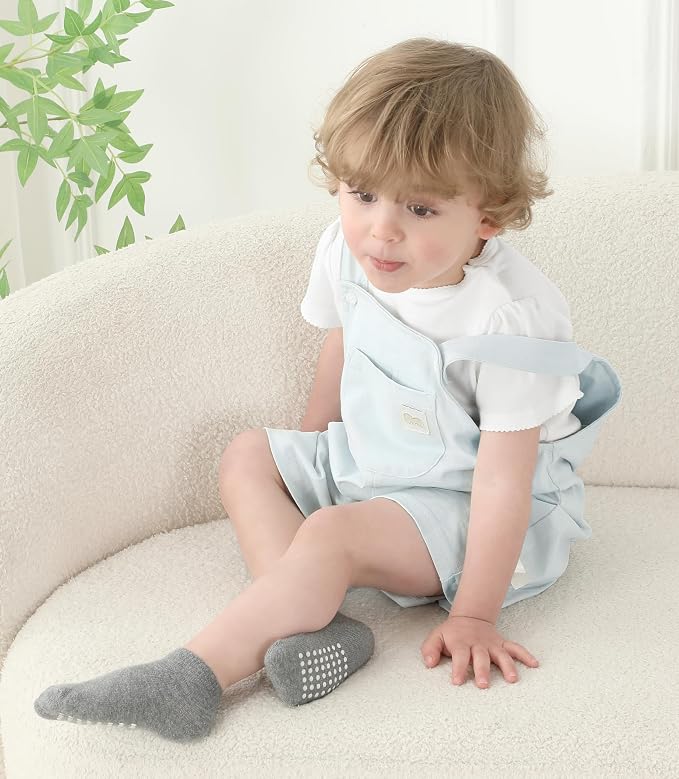 Baby Non-Slip Ankle Socks 12 Pack Soft Cotton - Image 3