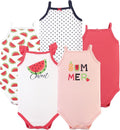 Hudson Baby Basics Unisex Baby 5-Pack Sleeveless Baby Bodysuits by HudsonBaby
