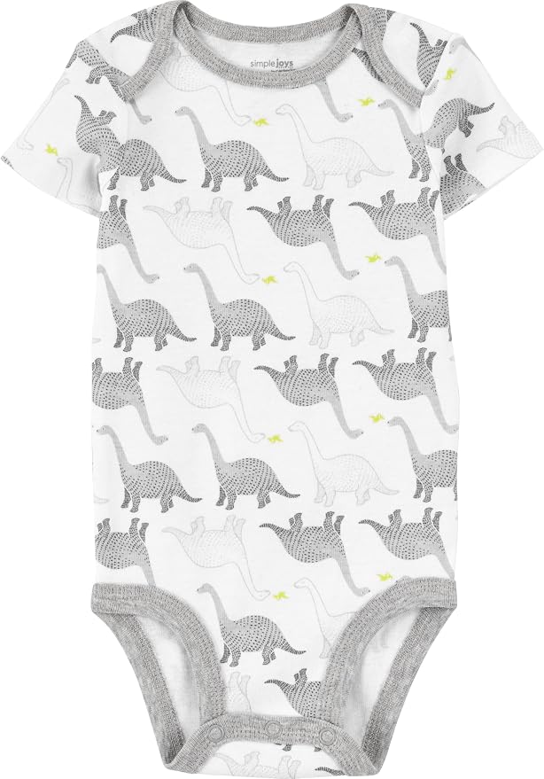 Simple Joys by Carter's Baby Boys 6-Pack Short-Sleeve Bodysuit - Image 3