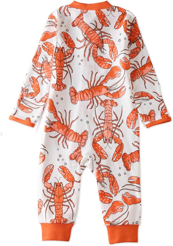 Butterblu Shadow Sleep & Play 100% Cotton Footless Two Way Zip Front PJs - Image 3