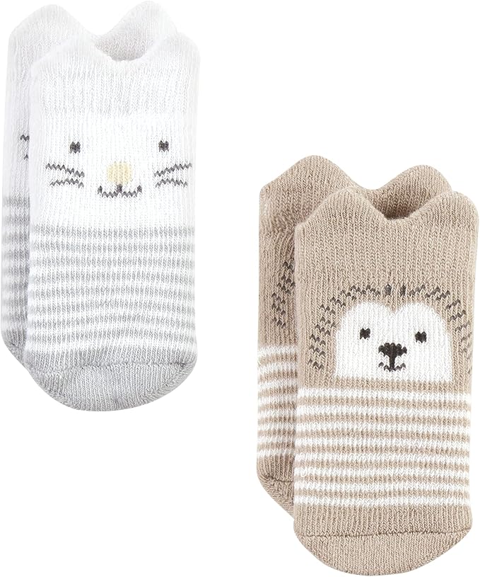 Hudson Baby Baby 8-pack Cotton Rich Newborn and Terry Socks - Image 5