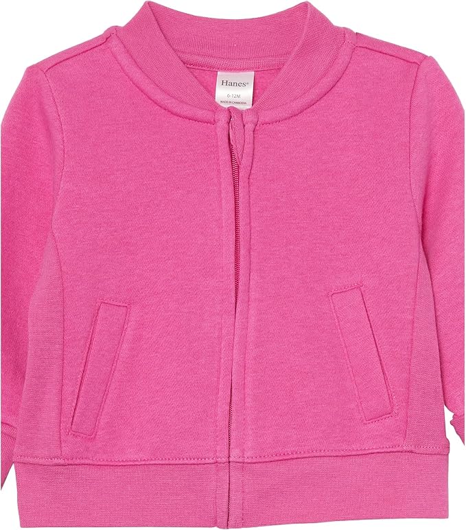 Hanes baby-girls Ultimate Baby Zippin Fleece JacketSweatshirt - Image 3