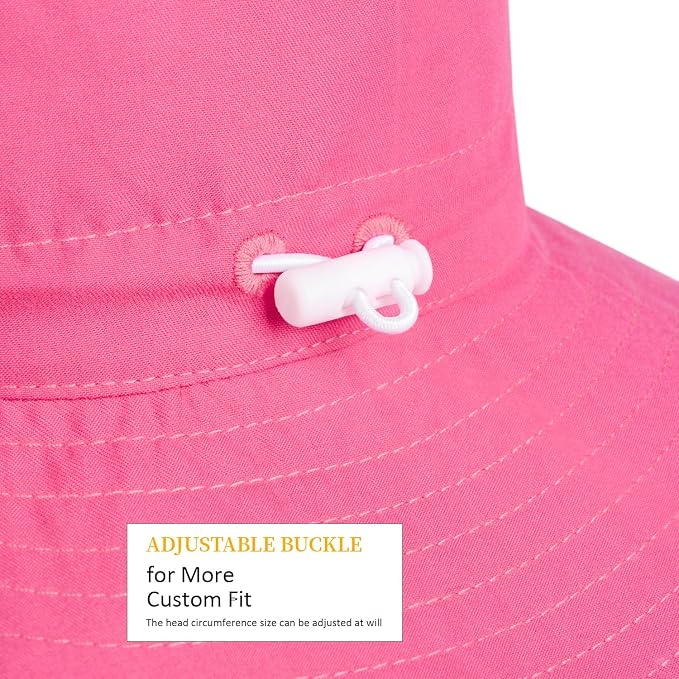 Baby Toddler Sun Hat, Boys Girls Adjustable Bucket Hat - Image 5