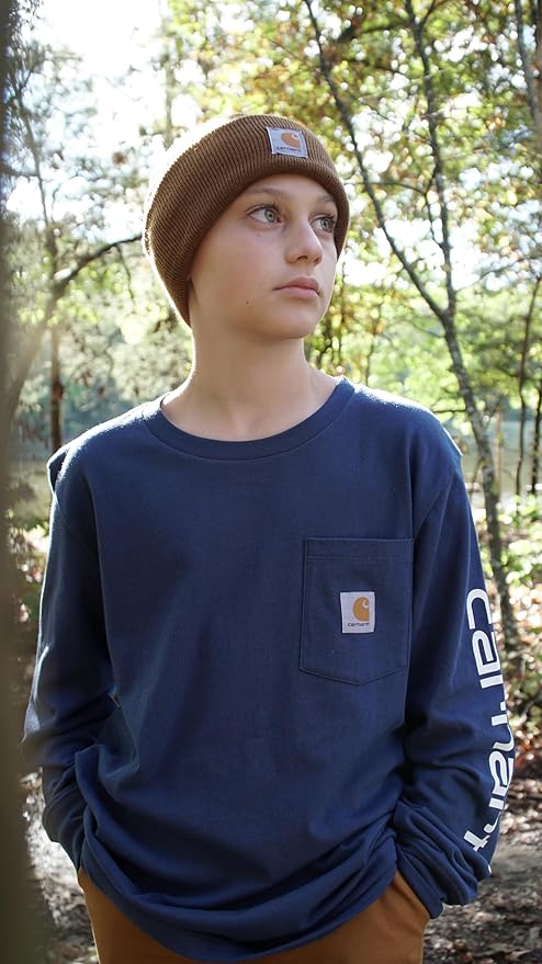 Carhartt Unisex Baby Knit Beanie Cuff Hat | Acrylic Rib Knit | One Size - Image 3
