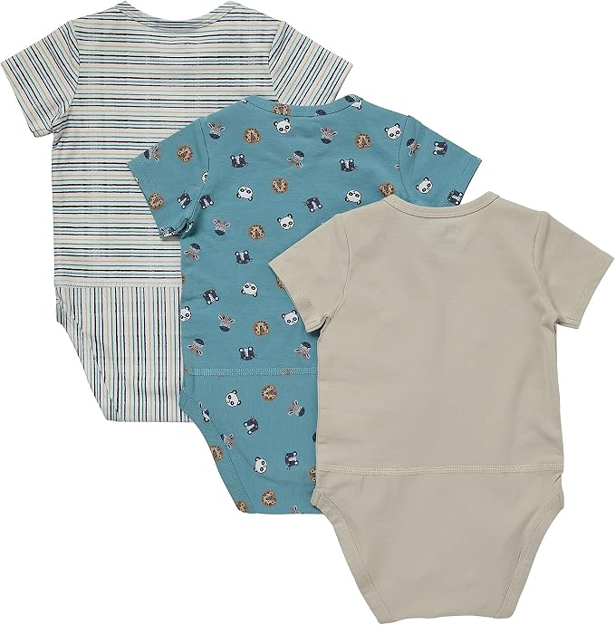 Hanes Baby Pure Comfort Short Sleeve Bodysuits, Infant Bodysuits, Boys & Girls - Image 2