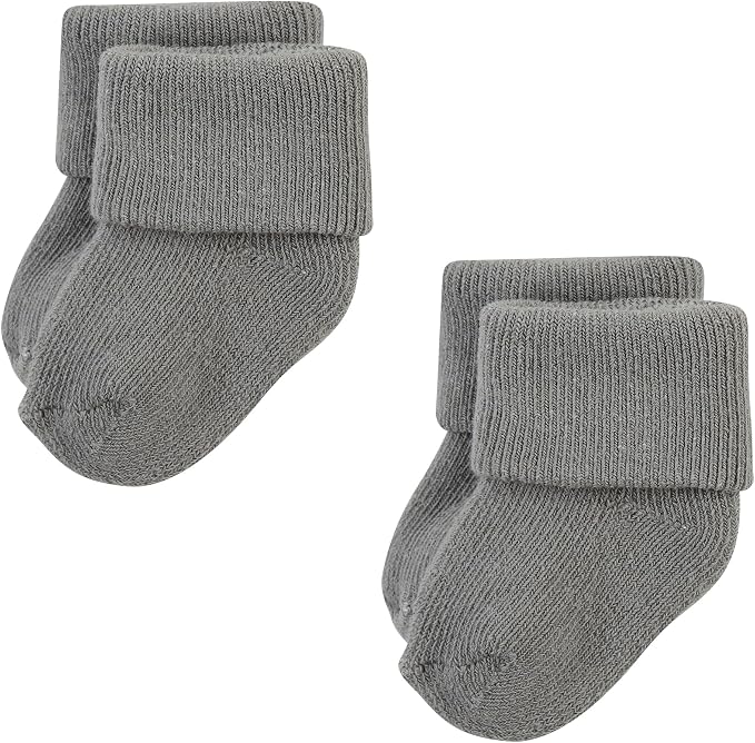 Hudson Baby Baby 8-pack Cotton Rich Newborn and Terry Socks - Image 4