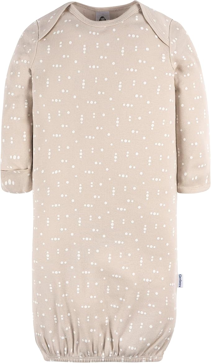 Gerber Baby Boys & Girls 4-Pack Sleeper Gown - Image 3