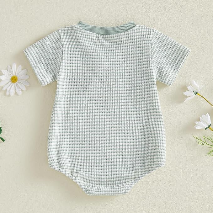 Newborn Baby Boy Girl Summer Clothes Funny Print Sweatshirt Romper Oversized - Image 8