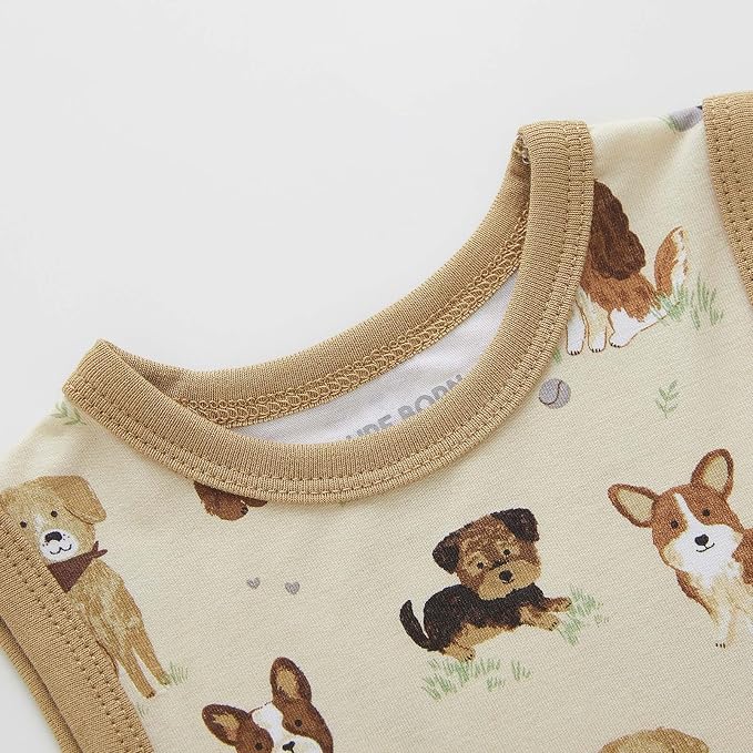 pureborn Baby Girls Boys Bodysuit Super Soft Cotton Romper 0-24 Months | - Image 5