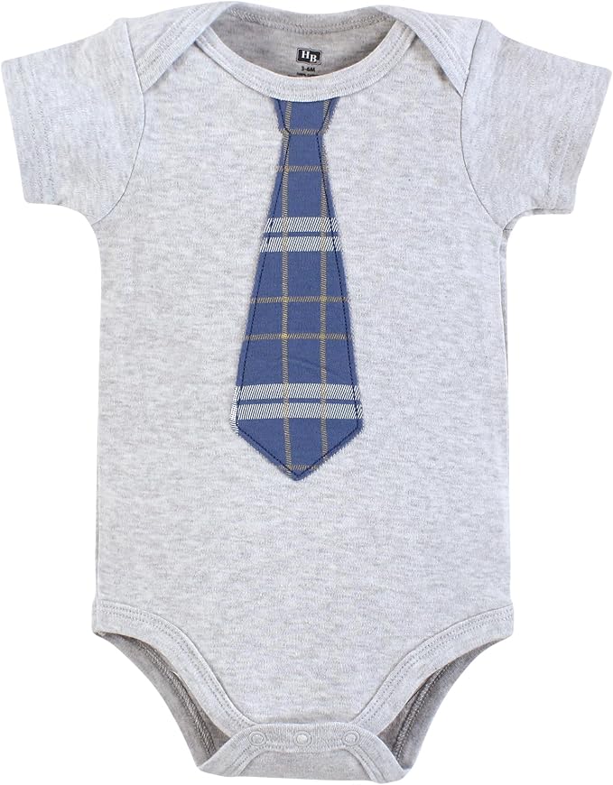 Hudson Baby Unisex Baby Cotton Bodysuits 5-pack - Image 3