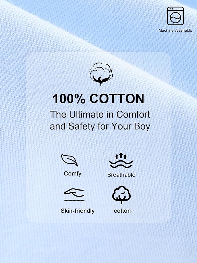 Babymine 100% Cotton 2-Way Zipper Little Brother Newborn Outfit 0-3 Months | - Image 6