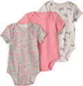 little planet by carter's Unisex Baby 3-pack Short Sleeve Bodysuits Made by LittlePlanet