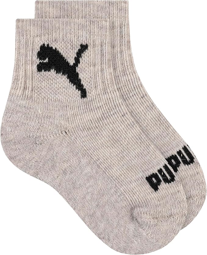 PUMA Unisex Baby 6-pack Infant Anklet Socks, Extra Cushion & Comfort-toe - Image 2