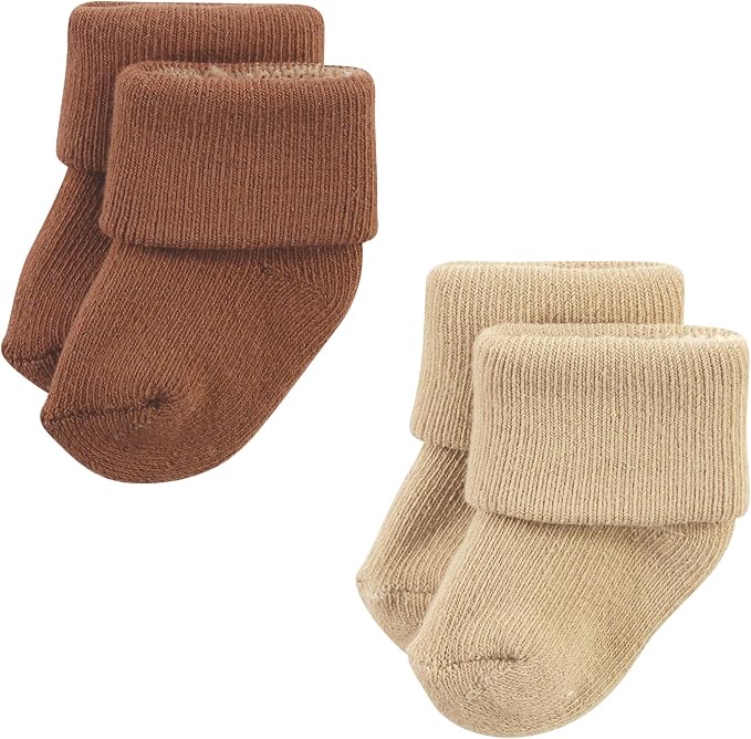 Hudson Baby Baby 8-pack Cotton Rich Newborn and Terry Socks - Image 5
