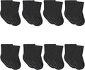 Gerber baby-boys 8-pack Wiggle-proof Jersey Crew Socks by Gerber