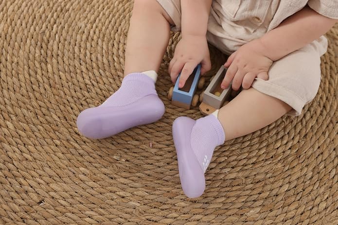 Baby Sock Shoes Toddler Walking Shoes Infant Slippers | Soft Rubber Sole - Image 6