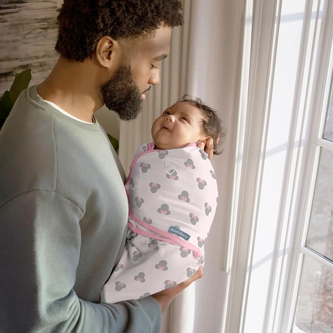 SwaddleMe by Ingenuity Original Swaddle, 100% Cotton, Improves Sleep & Calms - Image 2