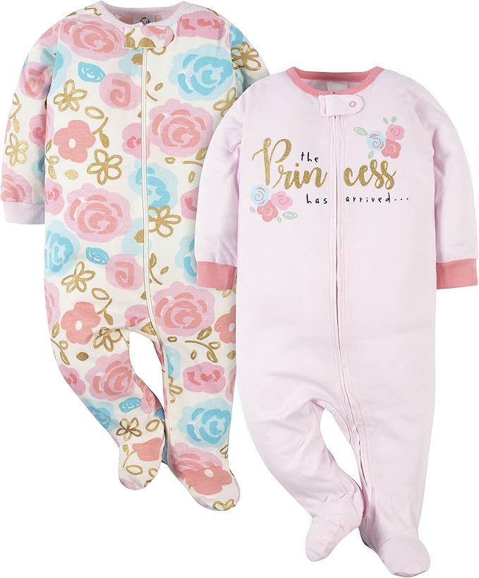 Gerber Baby Girls 2-Pack Sleep ‘N Play by Gerber