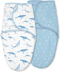 Cotton Swaddles for Newborn, Baby Newborn Swaddle 0-3 Month | 2-Pack Soft by CivaruaKids