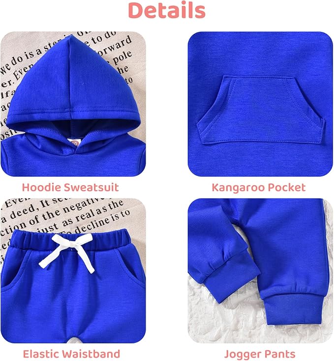 Aalizzwell Infant Baby Winter Hoodie Outfit - Image 4