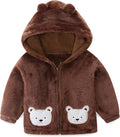 Newborn Infant Baby Boys Girls Cartoon Fleece Hooded Jacket Coat by BabymineStartFromTheHeart