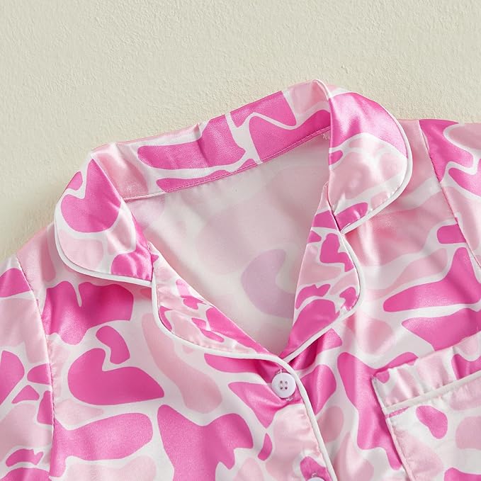 Kuriozud Baby Girl Boy Romper Pajamas Onesie Short Sleeve Button Down Pjs - Image 8