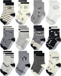 RATIVE Non Skid Anti Slip Crew Socks by RATIVE
