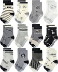 RATIVE Non Skid Anti Slip Crew Socks by RATIVE
