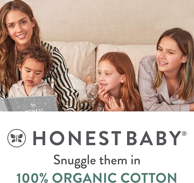 HonestBaby baby-girls 5-pack Long Sleeve Bodysuits One Piece 100% Organic Cotton - Image 8