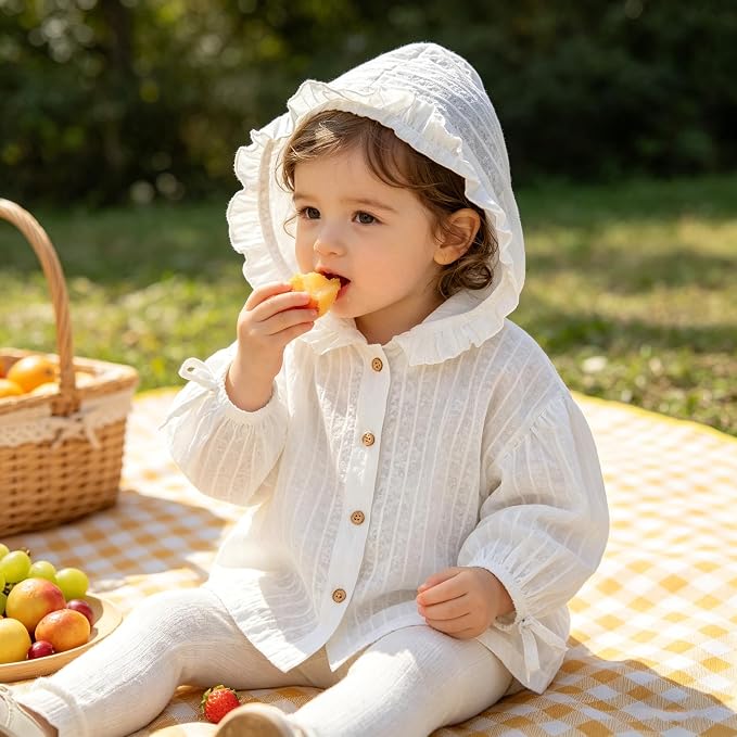 Infant Sun Protective Coat Breathable Outerwear Hoodie - Image 7